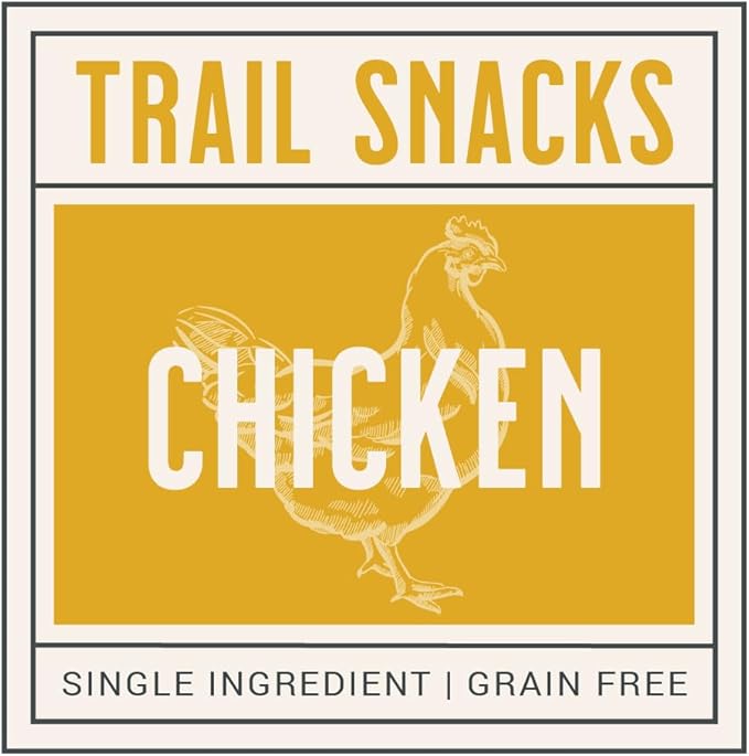MONTANA DOG FOOD CO. Freeze-Dried Chicken Breast Dog Treats (Trail Snacks) – 100% All- Natural, Single Ingredient, High Protein, Grain-Free, Made in USA – 3 oz Bag