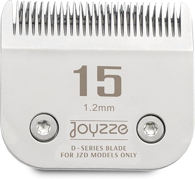 D Series Clippers Blades - Premium Quality, Compatible with Piranha Clippers Only - Achieve Professional Pet Grooming,Ideal for Trimming and All Hair Types -Dog Grooming Blades (D Series #15)