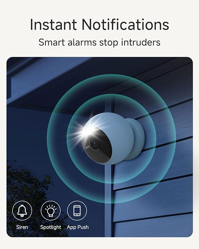 Noorio Security Cameras Wireless Outdoor Magnetic, 2Pack Easy Install Battery Powered Wireless Cameras for Home Security, 1080P AI Motion Detection, Free Local Storage, No Monthly Fee
