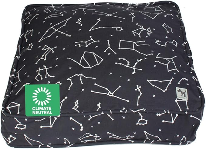 Molly Mutt Small Dog Bed Cover -Rocketman Print - Measures 22”x27”x5’’ - 100% Cotton - Durable - Breathable - Sustainable - Machine Washable Dog Bed Cover