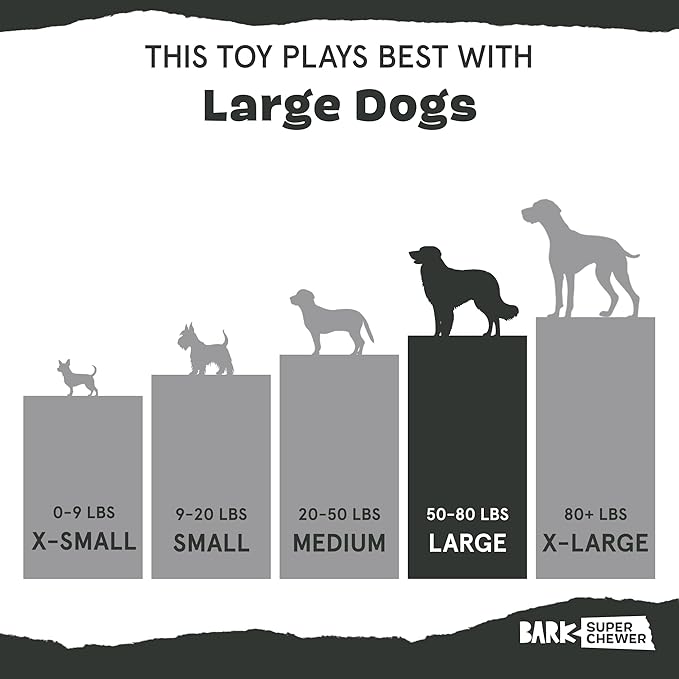 Barkbox Treat Caster Potion Dog Toy for Large Dogs Durable Rubber, Treat Dispensing with Wacky Wobble for Interactive and Engaging Playtime