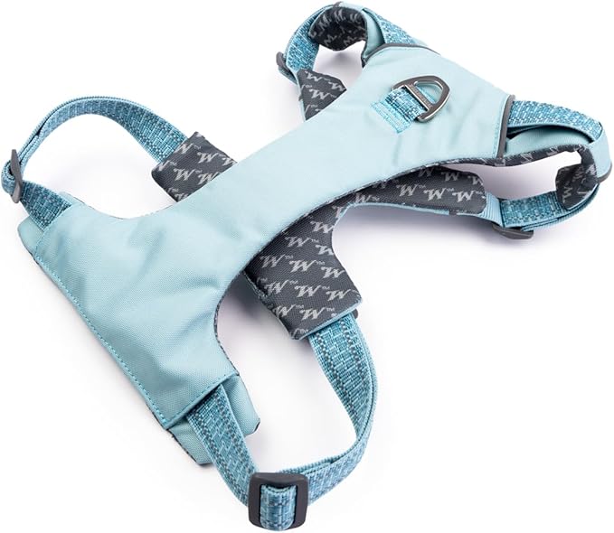 Winchester Pet No-Pull Adjustable Soft Padded Dog Vest Harness with Reflective Stitching, Aqua Haze, Extra Large