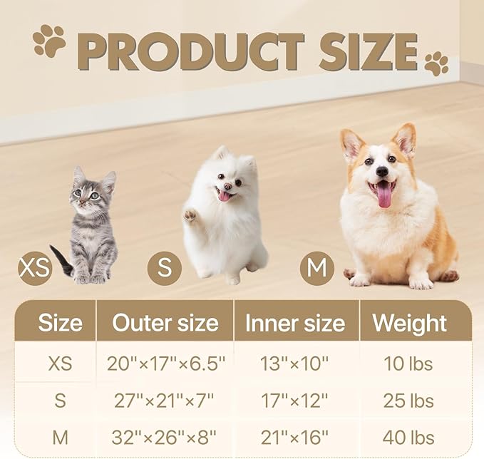 Athena Collection Dog Bed Medium Size Dog, 27 Inches Washable Dog Bed for Medium Cats Pets, Cozy Soft Warming Fabric with Nonskid Bottom, Pink