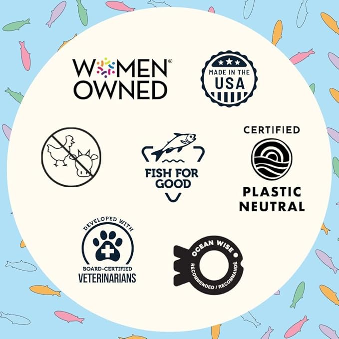 Dog Birthday Treat, Pumpkin Dog Treats, for Dogs, No Chicken, Grain-Free, Hypoallergenic, Made in USA, Sustainably Wild-Caught Fish, 4-Pack