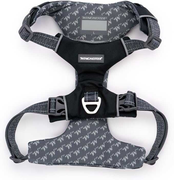 Winchester Pet No-Pull Adjustable Soft Padded Dog Vest Harness with Reflective Stitching, Stretch Limo, Extra Large