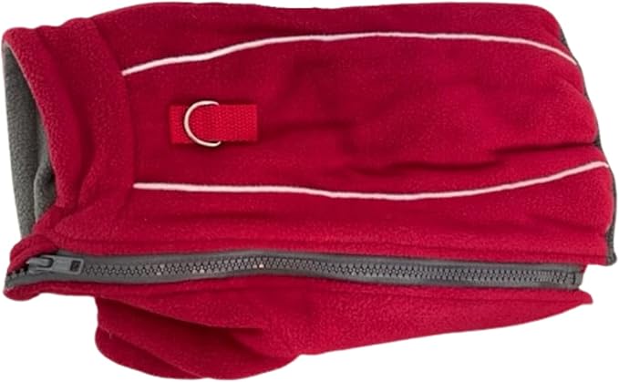 BoxDog Polar Fleece Warm Dog Jacket I Cold Weather Dog Coat | Dog Jackets Size XS, Small, Medium, Large, XLarge, XXL (Small, Red)