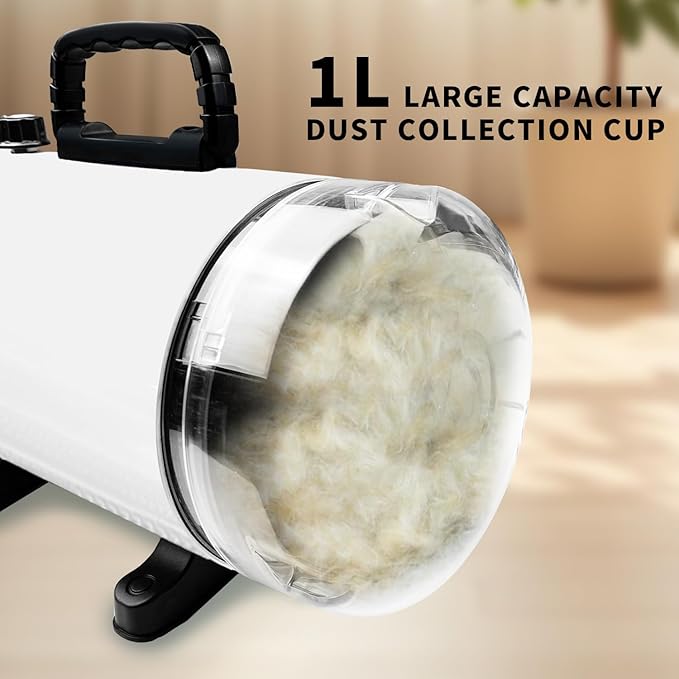 Dog Vacuum & Dryer for Shedding Grooming,5.2HP/ 3800W Dog Grooming Kit,Adjustable Speed and Temperature with 5 Nozzles