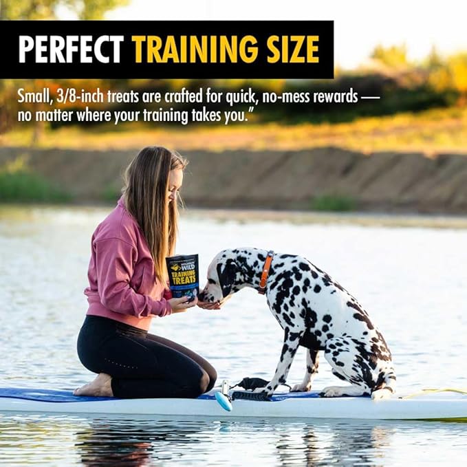 High Country Wild Blueberry Elk & Venison Dog Training Treats - Natural Grain-Free Puppy & Dog Snacks - Protein Treat for Training, Reward (4 Ounce (Pack of 3), Blueberry)