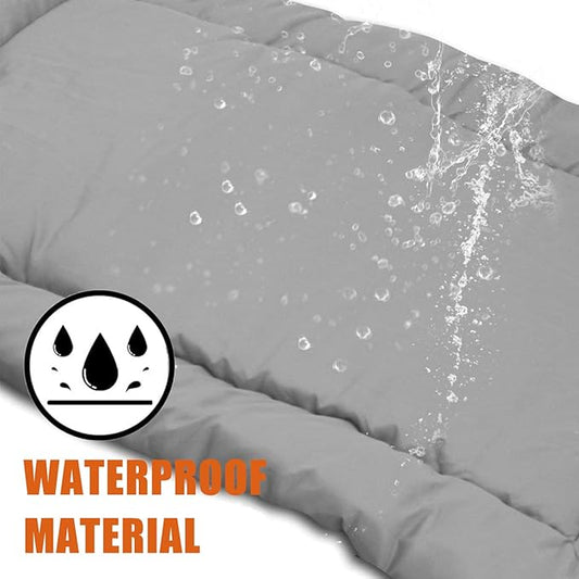 Outdoor Dog Bed, 47”x32“ Portable Camping Travel Dog Bed, Soft, Comfortable, Waterproof, Non-Slip, Machine Washable Easy to Clean Pet Mat for Small, Medium and Large Dog and Cat