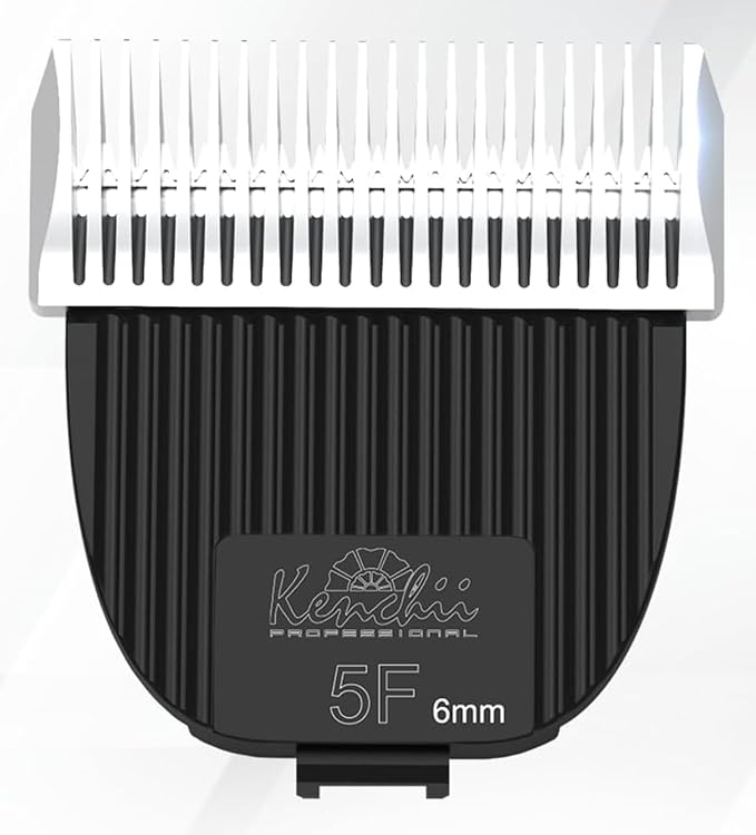 Kenchii Flash Clipper Blade (5F,6mm) Only Compatible with Flash Clipper,Black & White