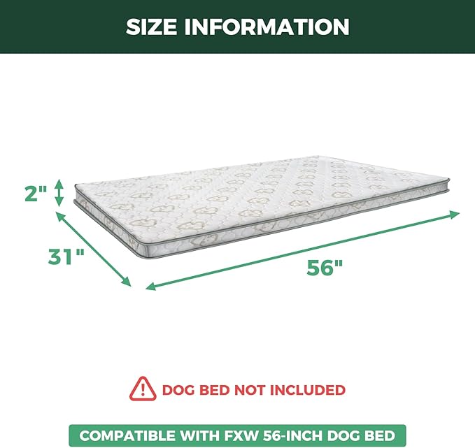 FXW Exclusive Dog Bed Cover, Only Compatible with FXW 56-Inch Titanest Dog Bed│Patented