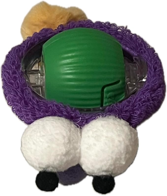 Cat Ball Critter Toy USB Charged Featuring Three Modes Fast Unpredictable Movement,Flipping with led Lights and Sure to Keep Your pet Entertained.