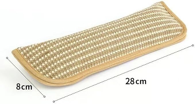 Catnip Kicker Pillow for Cats, Interactive Catnip Chew Toy, 13.4" Sisal Kicker Toy with 6000mg Organic Blend, Durable Bite-Resistant Kicking Toy for Indoor Cats & Kittens (2, Small)
