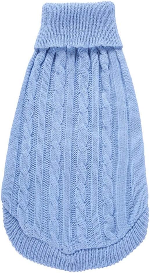 Warm Classic Turtleneck Pet Sweater - Cute Winter Dog & Cat Sweater for Small, Medium & Large Dogs - Christmas Sweaters for Girls & Boys
