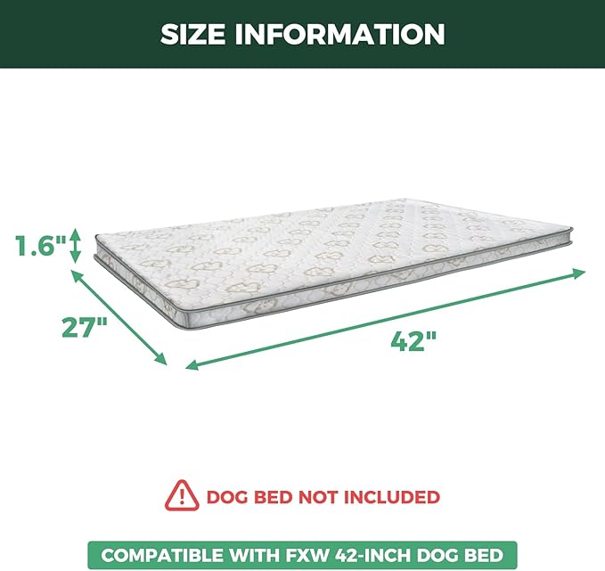 FXW Exclusive Dog Bed Cover, Only Compatible with FXW 42-Inch Titanest Dog Bed│Patented