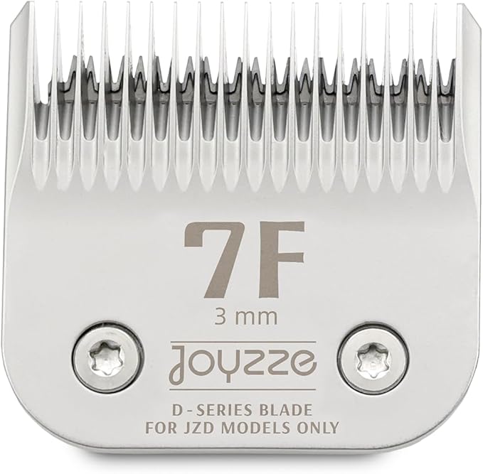 D Series Clippers Blades - Premium Quality, Compatible with Piranha Clippers Only - Achieve Professional Pet Grooming,Ideal for Trimming and All Hair Types -Dog Grooming Blades (D Series 7F)