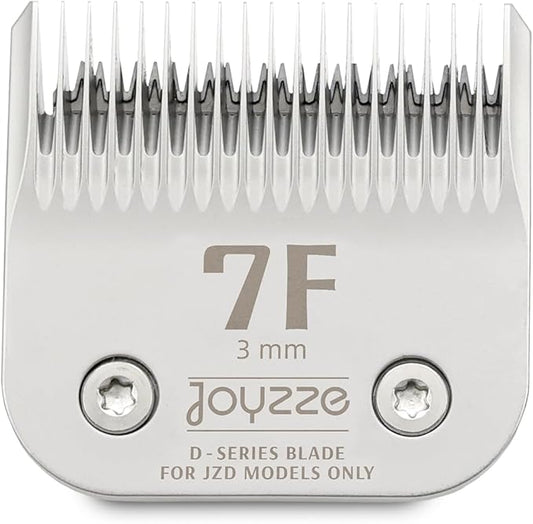 D Series Clippers Blades - Premium Quality, Compatible with Piranha Clippers Only - Achieve Professional Pet Grooming,Ideal for Trimming and All Hair Types -Dog Grooming Blades (D Series 7F)