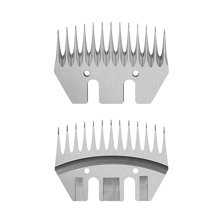 Combs Shear Blades Replacement Goat Clipper Blades for Sheep Shears Electric Clipper 13-Tooth Straight