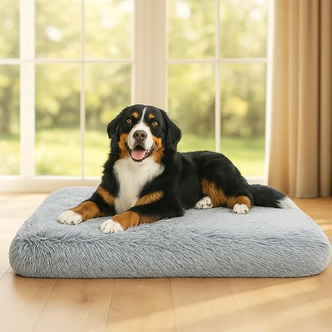 Dog Bed, pet beds (Large) - Premium Quality, Dog Bed, Washable & Portable, Multiple Sizes, Stylish Design, Removable Cover, Size Large(29.53 X 19.69 X 3.14) inch