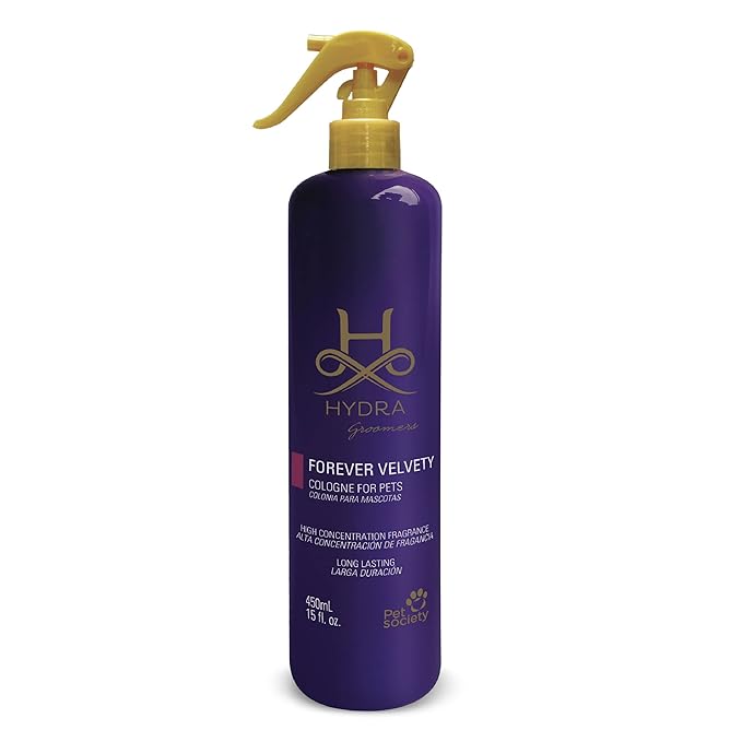Hydra Groomers’ Forever Velvety Cologne, Cat and Dog Cologne Spray, 15 Fl. Oz.