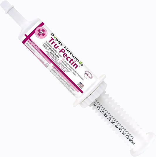 Tru-Pectin Anti-Diarrheal Oral Paste for Dogs & Cats – Chicken Liver Flavor –Helps Reduce Occasional Loose Stool & Diarrhea, Balance Gut pH, Support Normal Digestion & Gut Flora -Made in USA- 60cc