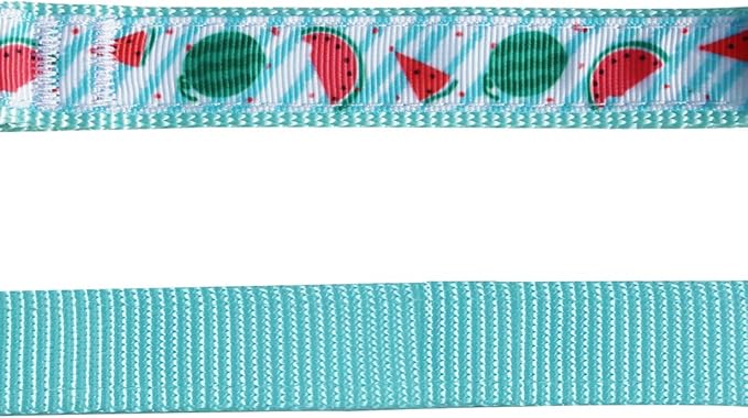 azuza Bowtie Dog Collar, Stylish and Comfy Watermelon Dog Collar with Bow Tie for Large Dogs