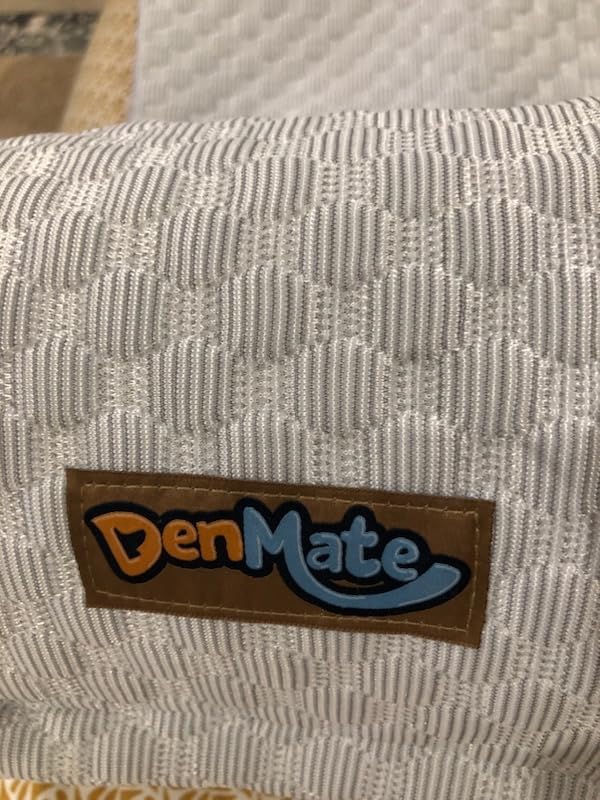 DenMate Dog Bed Co Sleeper: The First On-Bed DogBed for Your Pet. Perfect for Large/Medium Size Dogs; Helps Stabilizes Nighttime Movement to Help Improve Dog & Owners Sleep, Machine Washable.