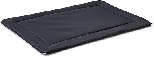 Cybarmour Chew Proof Dog Crate Pad - Outdoor Indestructible Dog Bed - Tough - Potable - Machine Washable - Water & Dirt-Resistant - Jumbo Breeds & Fits 54-Inch Crate - 53"x35", Black