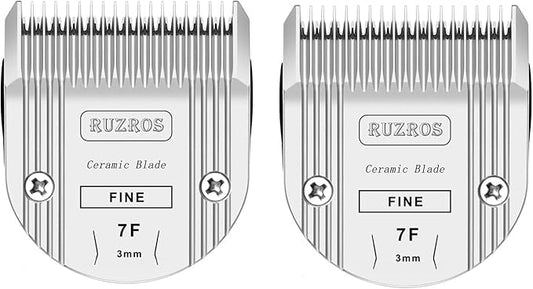 7F Pet Dog Standard Grooming Replacement Blade Compatible with Wahl 5 in 1 Arco,Bravura,Chromado,Creativa,Figura,Motion,Bellissima Clippers,Cutting Length 1/8 in（3mm） 2 Pack