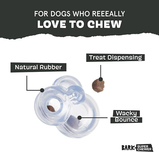Barkbox Bubbler Treat Dispensing Dog Toy for Medium Dogs – Wacky Bounce for Playful Pups Who Love a Challenge and Engaging Fun