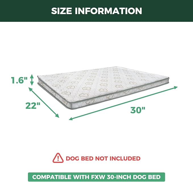 FXW Exclusive Dog Bed Cover, Only Compatible with FXW 30-Inch Titanest Dog Bed│Patented