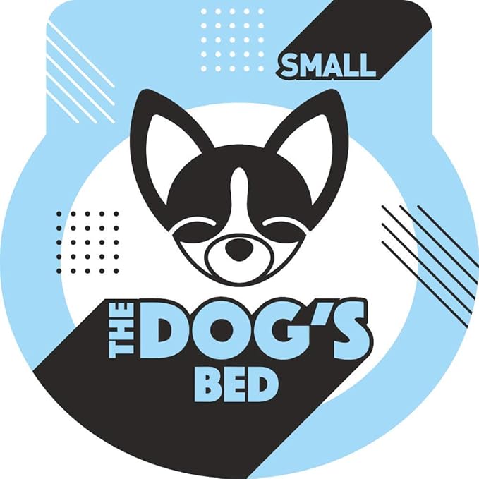 The Dog's Bed Replacement Outer Cover ONLY (Outer Cover ONLY - NO Bed, NO Waterproof Inner) for The Dog's Bed, Washable Oxford Fabric, Small 2 Inches (Grey with Black Piping)