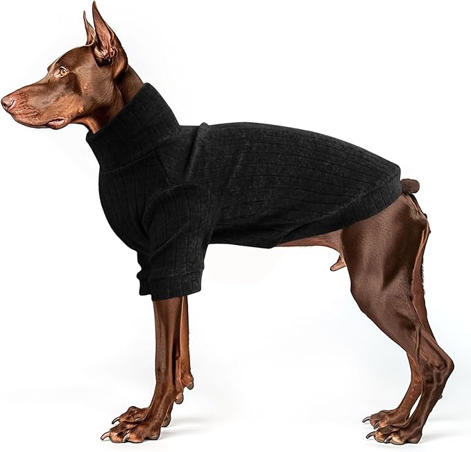 Dog Turtleneck Knitted Shirt Stretchy Pullover Sweater Winter Warm Puppy Clothes for Small Medium Dogs