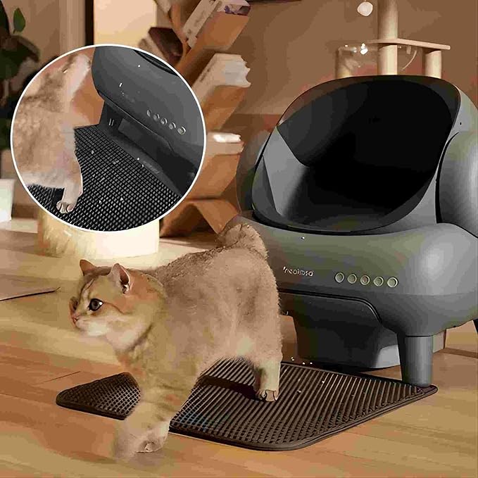 Neakasa M1 Plus Open-Top Self Cleaning Cat Litter Box, Automatic Cat Litter Box with APP Control, Odor-Free Waste Disposal Includes Trash Bags