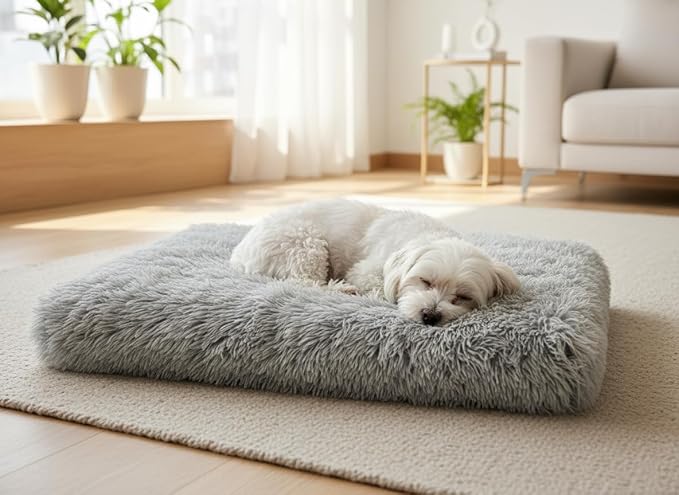 Dog Bed, pet beds (Small) - Premium Quality, Washable & Portable, Eco-Friendly, Multiple Sizes, Stylish Design, Removable Cover, Size Small(15.75 X 11.81 X 2) inch
