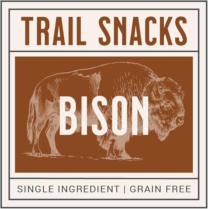 MONTANA DOG FOOD CO. Freeze-Dried Bison Liver Dog Treats (Trail Snacks) – 100% Natural, Single Ingredient, High Protein, Grain-Free, Made in USA – 3 oz Bag