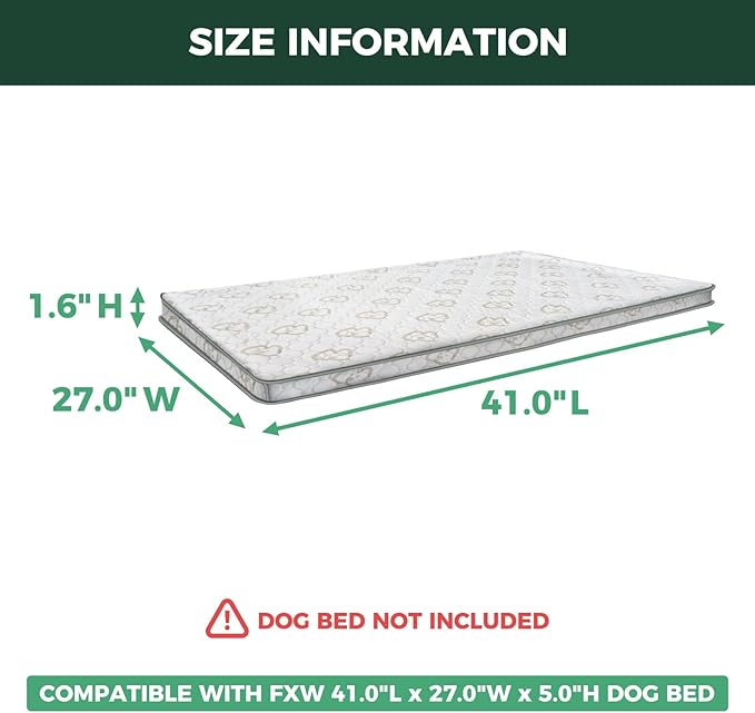 FXW Exclusive Dog Bed Cover, Only Compatible with FXW 41-Inch Titanest Dog Bed│Patented