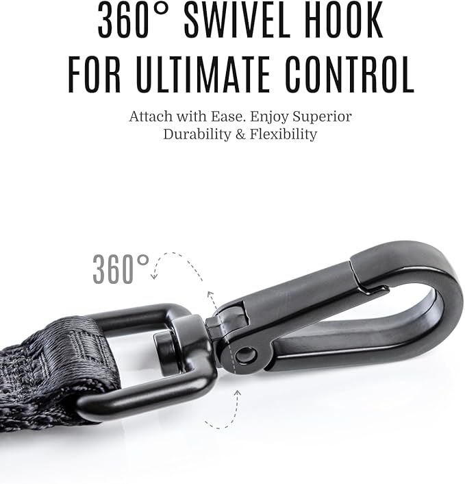 2025 New Edition, Fei & Eve Classic Dog Leash - 4FT - for Small/Medium/Large Dogs, Sable
