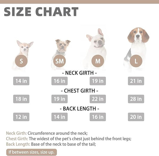 KOOLTAIL Warm Dog Winter Coat for Small Dogs, Waterproof Puppy Jacket with Leash Hole, Cold Weather Dog Vest for Winter, Soft Pet Hoodie Sweater Sweatshirt Clothes for Puppy Cats Girls Boys Beige S