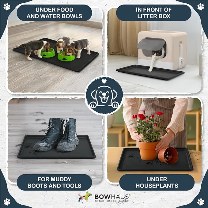 22.7-Inch Dog Crate Pan Replacement, Sturdy, Waterproof Plastic Tray for 24-Inch Pet, Rabbit Ferret Critter Kennels, Versatile Pan and Easy to Clean