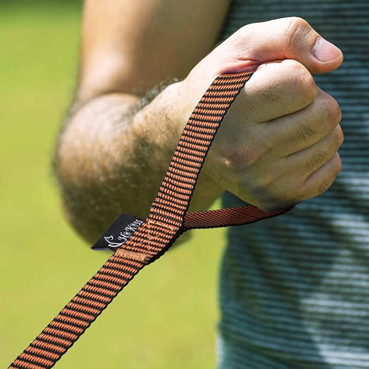 Hi Kiss Dog/Puppy Obedience Recall Training Agility Lead - 15ft 20ft 30ft 50ft 100ft Training Leash - Great for Training, Play, Camping, or Backyard(20ft,Black_Orange)