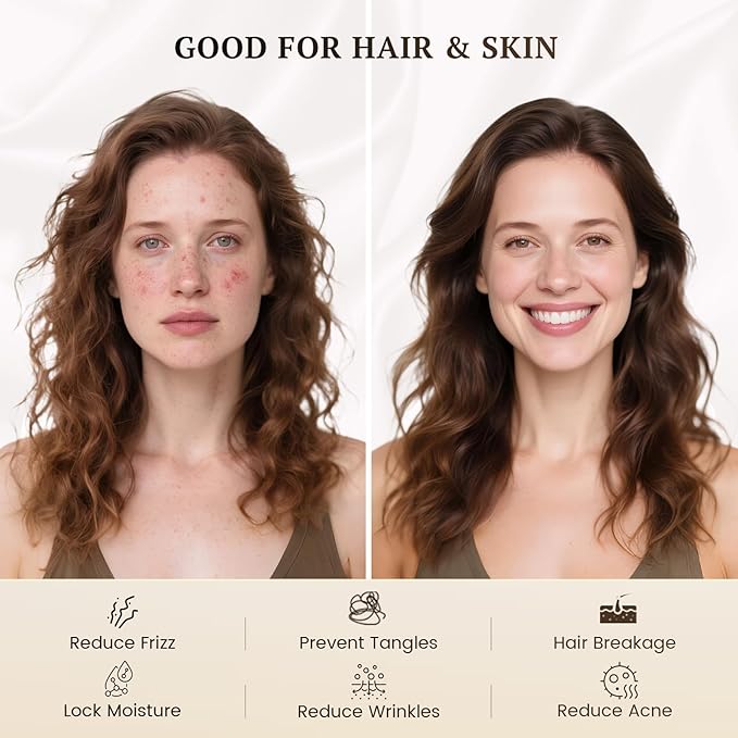 THXSILK Silk Sheet Set 4Pcs, 6A+ Top Grade 100% Natural Mulberry Silk Bed Sheets, Luxury Bedding Sets Ultra Soft Durable, 1 Fitted Sheet, 1 Flat Sheet and 2 Pillow Shams (Cal. King, Champagne)