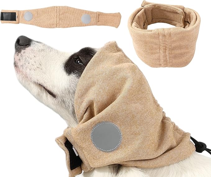 Dog Calming Hoodie, Reducing Noise Wrap, Dog Ear Muffs Noise Protection