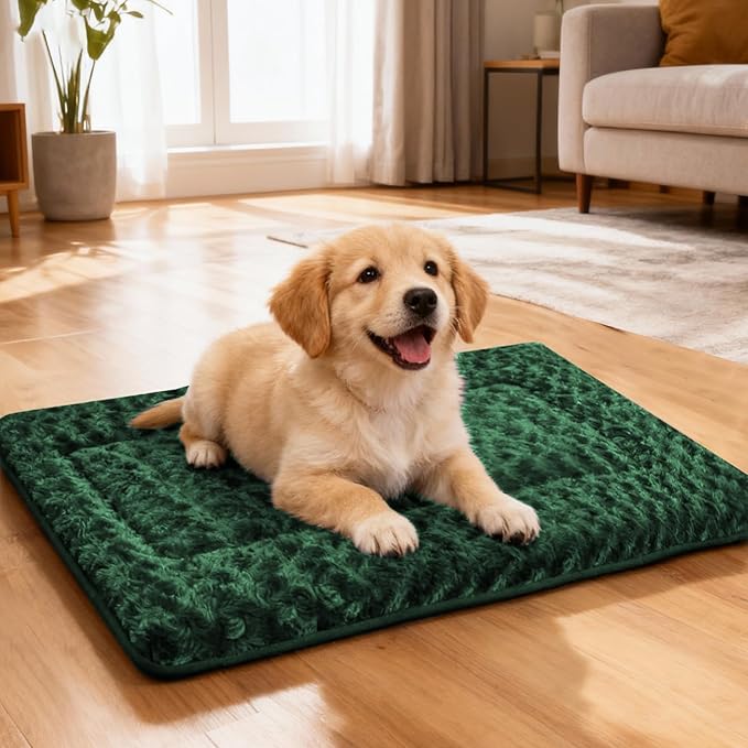 Dog Bed Mat - Comfortable Dog Kennel Pad, Multi-Purpose Crate Bed & Bed Mats for Dogs & Cats