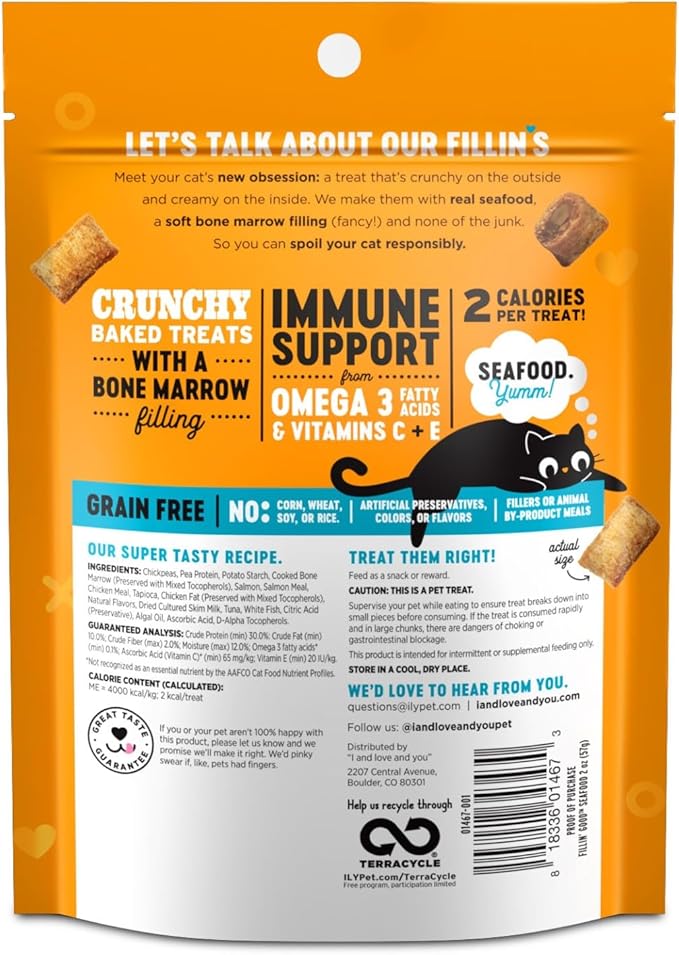 Fillin Good Seafood Flavor with Immune Support 2 oz (Pack of 6)