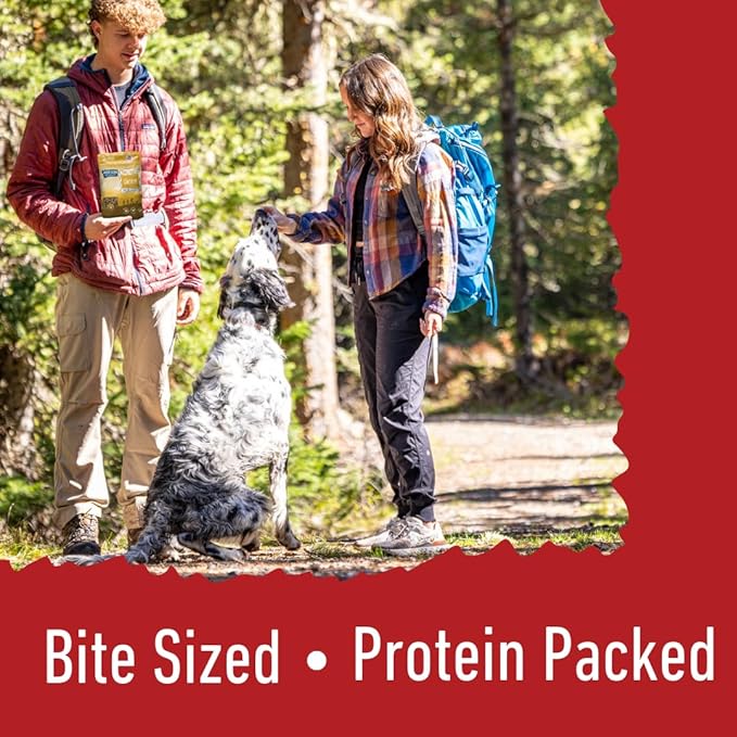 MONTANA DOG FOOD CO. Freeze-Dried Beef Heart Dog Treats (Trail Snacks) – 100% Natural, Single Ingredient, High Protein, Grain-Free, Made in USA – 3 oz Bag