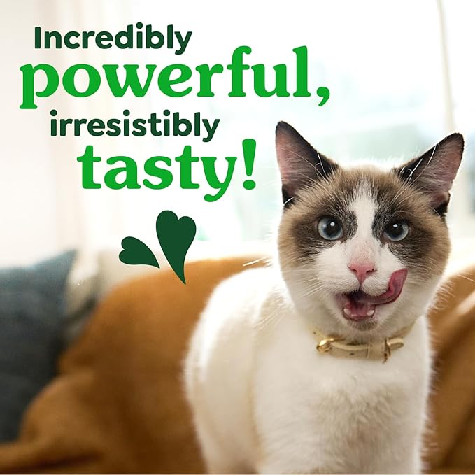 Greenies Feline Veterinarian-Recommended Adult Natural Dental Cat Treats, Tempting Tuna Flavor, 21 oz. Tub