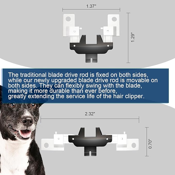 Upgrade Metal Blade Drive Assembly Lever Compatible with Andis AG & AGC pet Clipper (5 Pack)