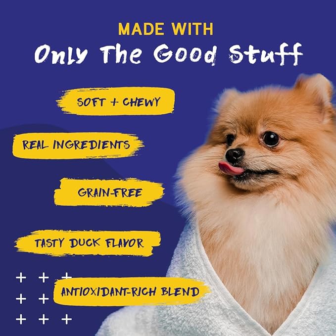PupGrade Skin & Coat Soft Chew Supplement for Dogs – Supports Healthy Skin, Coat, and Immune Function - Rich in Natural Fish Oil, Omega Fatty Acids, and Vitamins – 60 Soft Chews