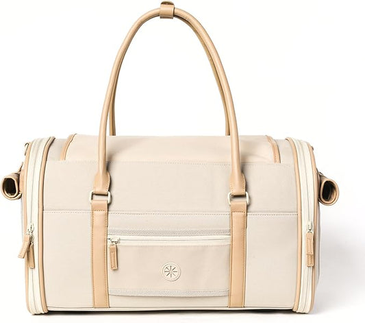 Soft-Sided Pet Carrier for Cats and Small Dogs – Stylish, Airline-Approved Travel Bag with Mesh Ventilation, Collapsible, Removable Pad and Safety Leash, Fits up to 16 lb